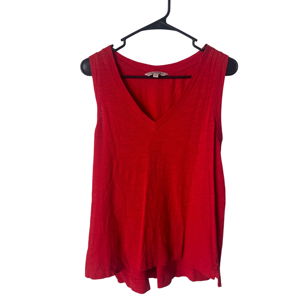 Liverpool Red Sleeveless V-Neck Top